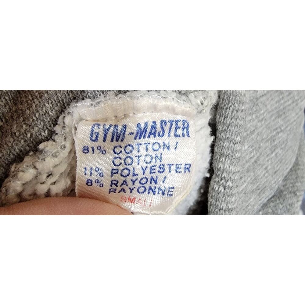 Gym-Master Small Vintage 80s Nova Scotia Textiles TriBlend Hoodie Gorpcore Retro - Picture 3 of 8